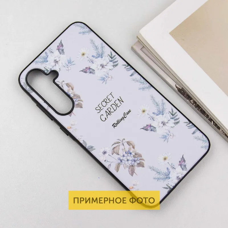 TPU+PC чохол Secret Garden для Xiaomi Redmi 13C / Poco C65 White — фото 4