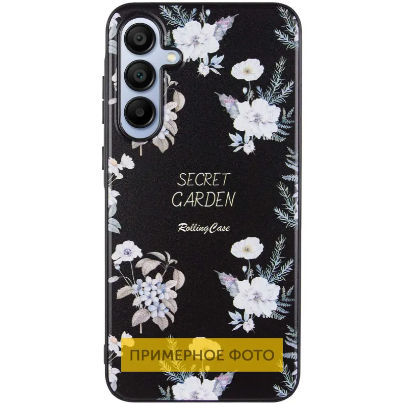 TPU+PC чохол Secret Garden для Xiaomi Poco X6 / Note 13 Pro 5G Black — фото 3