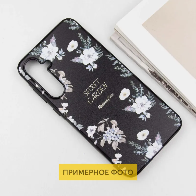 TPU+PC чохол Secret Garden для Xiaomi Poco X6 / Note 13 Pro 5G Black — фото 4