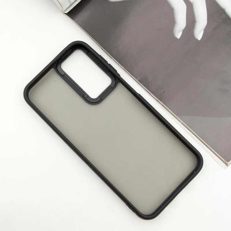 Чохол TPU+PC Lyon Frosted для Samsung Galaxy A24 4G Black — фото 4