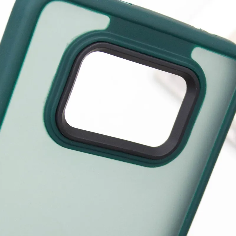 Чохол TPU+PC Lyon Frosted для Xiaomi Poco X3 NFC / Poco X3 Pro Green — фото 5