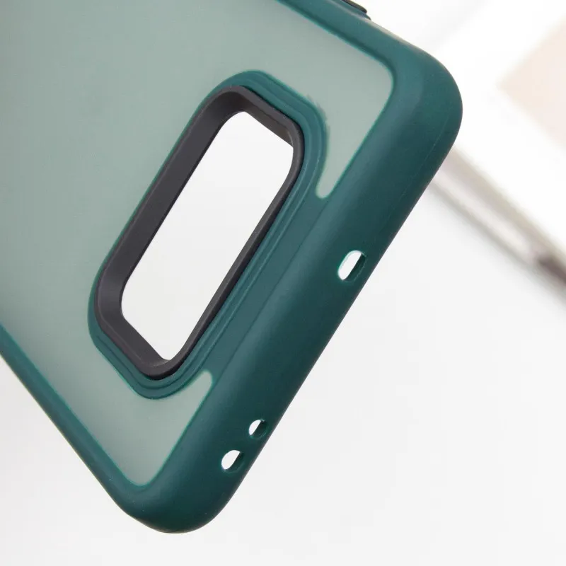 Чохол TPU+PC Lyon Frosted для Xiaomi Poco X3 NFC / Poco X3 Pro Green — фото 7