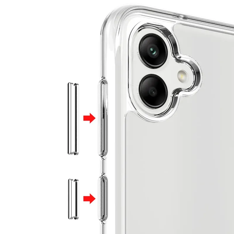 Чохол TPU Space Case transparent для Samsung Galaxy A08 / A07 / A06 4G Прозорий — фото 5