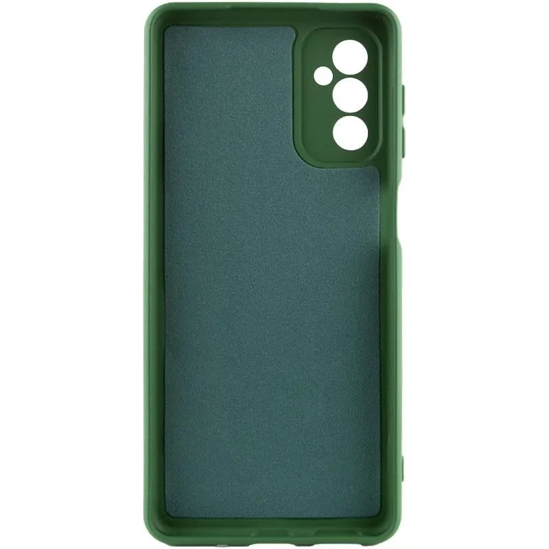 Чохол TPU GETMAN Liquid Silk Full Camera для Samsung Galaxy A54 5G Зелений / Dark green — фото 3