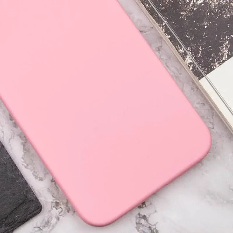 Чохол TPU GETMAN Liquid Silk Full Camera для Xiaomi Redmi 9A Рожевий / Pink — фото 2