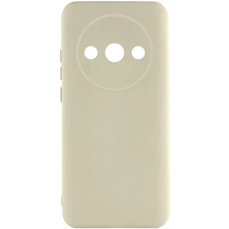 Чохол TPU GETMAN Liquid Silk Full Camera для Xiaomi Redmi A3 Пісочний / Sand