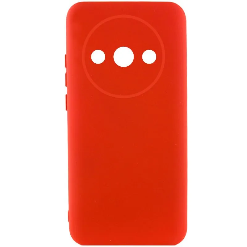 Чохол TPU GETMAN Liquid Silk Full Camera для Xiaomi Redmi A3 Червоний / Red