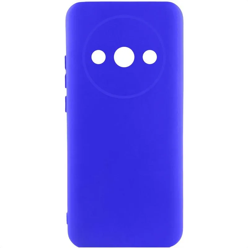 Чохол TPU GETMAN Liquid Silk Full Camera для Xiaomi Redmi A3 Синій / Iris