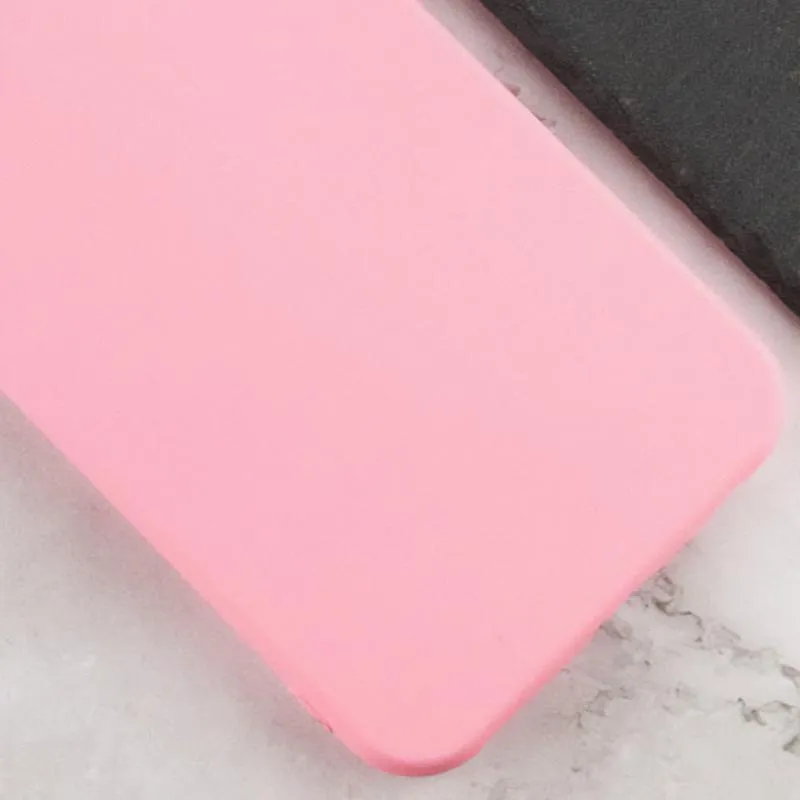 Чохол TPU GETMAN Liquid Silk Full Camera для Xiaomi Redmi A3 Рожевий / Pink — фото 3