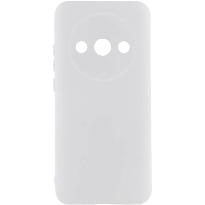 Чохол TPU GETMAN Liquid Silk Full Camera для Xiaomi Redmi A3 Білий / White