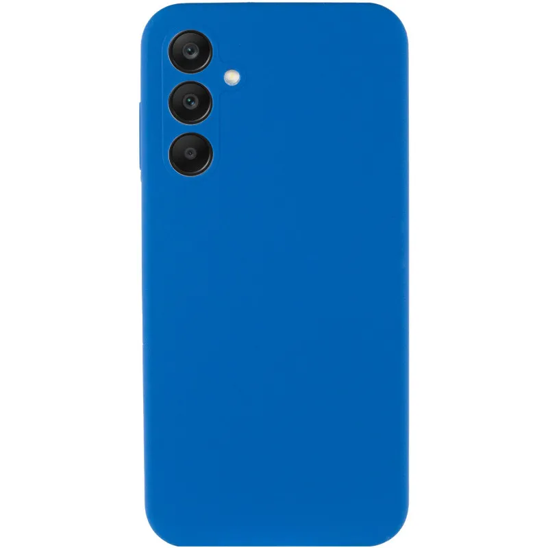 Чохол Silicone Cover Lakshmi Full Camera для Samsung Galaxy A26 5G Синій / Denim Blue