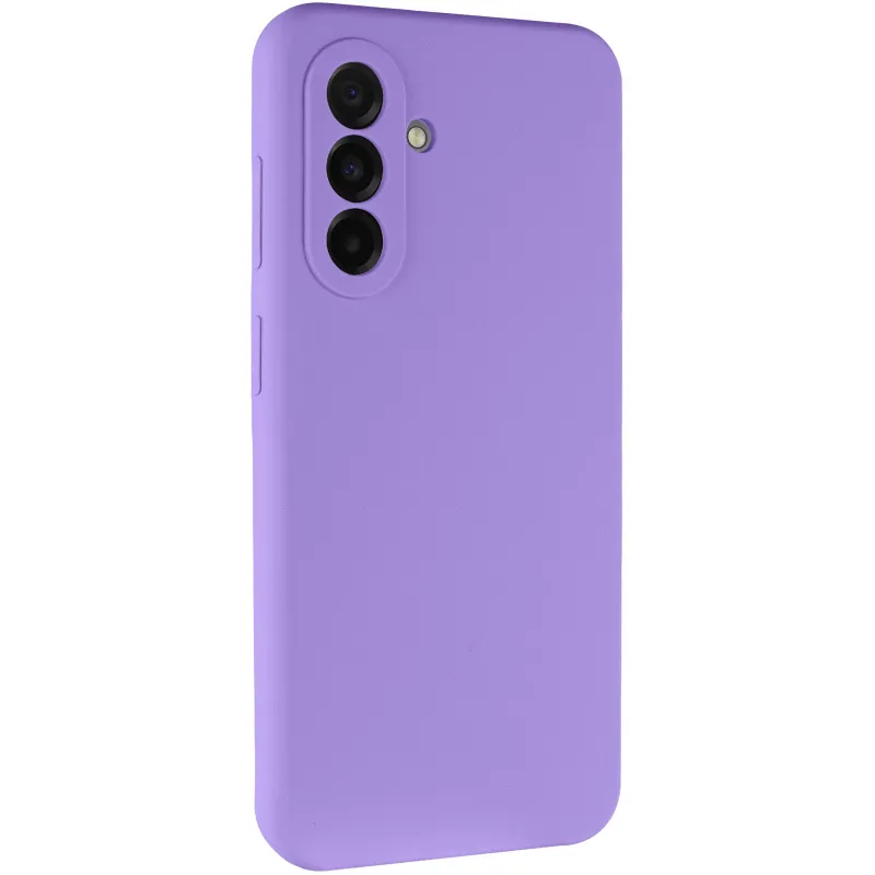 Чохол Silicone Cover Lakshmi Full Camera для Samsung Galaxy A56 5G Бузковий / Dasheen