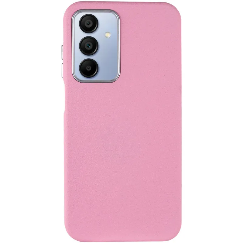 Шкіряний чохол Leather Case Metal Buttons для Samsung Galaxy A25 5G Light Pink — фото 3