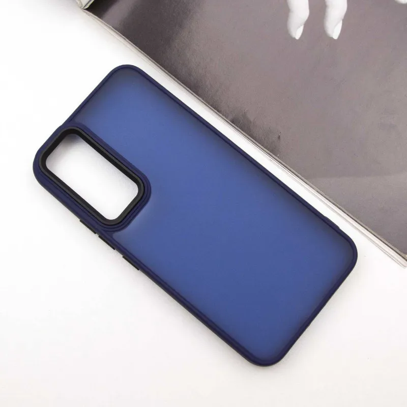 Чохол TPU+PC Lyon Frosted для Samsung Galaxy A36 5G / A56 5G Navy Blue — фото 3