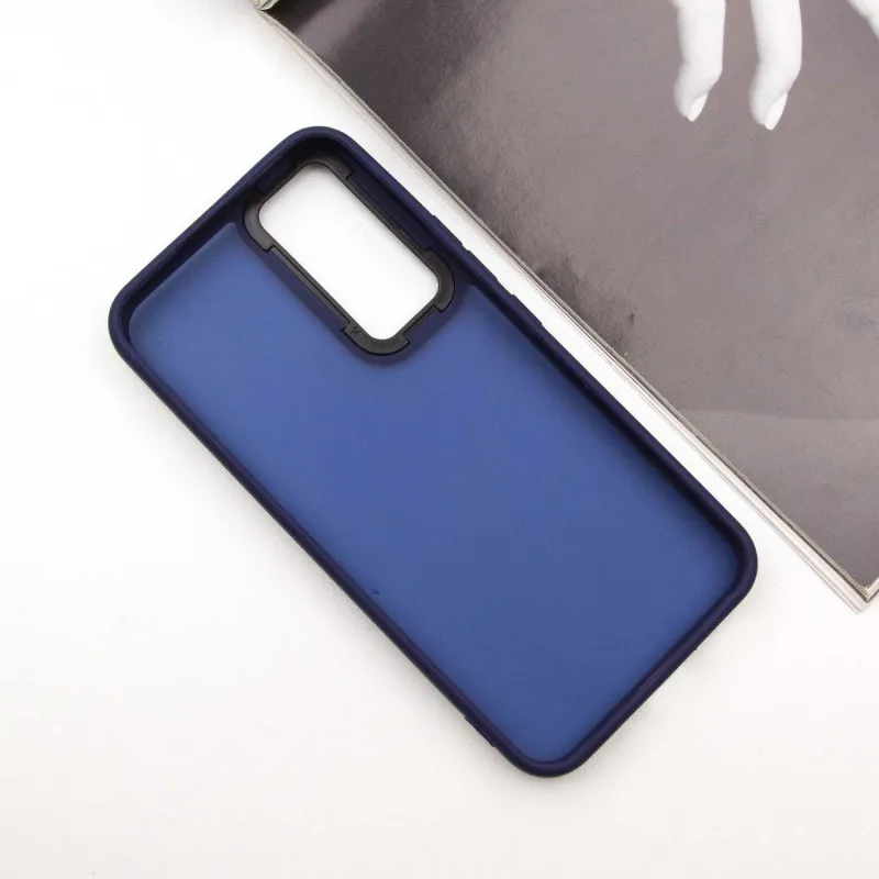 Чохол TPU+PC Lyon Frosted для Samsung Galaxy A36 5G / A56 5G Navy Blue — фото 4