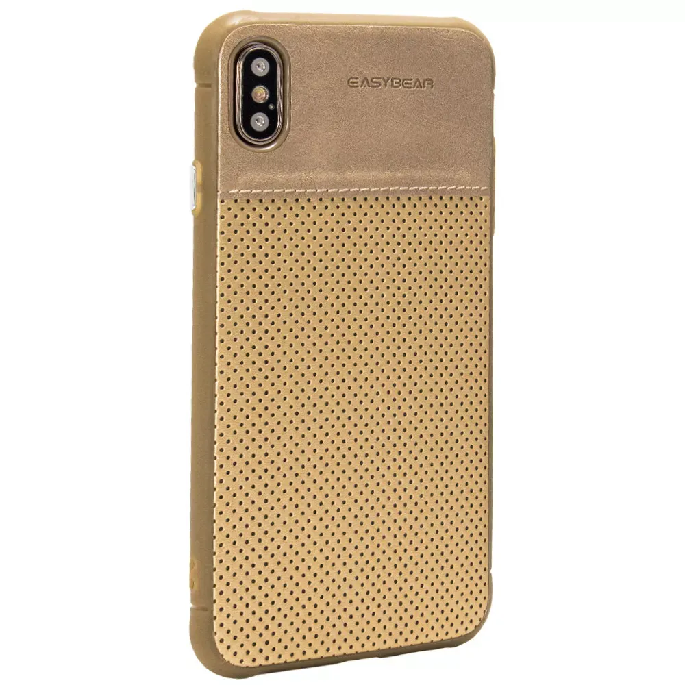 EasyBear Leather Case iPhone XS Max. — Gold — Различные Apple iPhone Xs Max