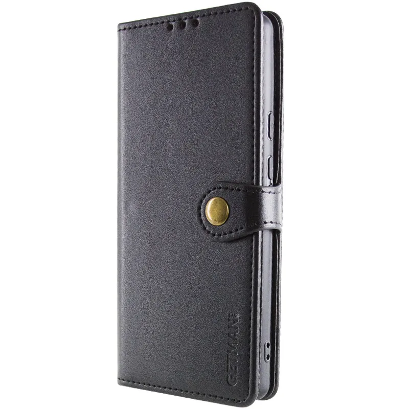 Шкіряний чохол-книжка GETMAN Gallant для Xiaomi Redmi Note 14 5G Чорний — фото 3