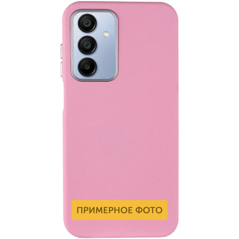 Шкіряний чохол Leather Case Metal Buttons для Xiaomi Redmi 9C Light Pink — фото 3