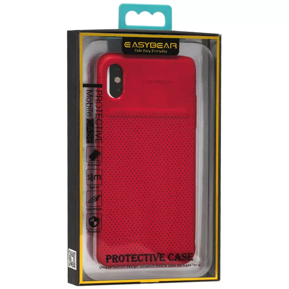 EasyBear Leather Case iPhone XS Max. — Red - фото 3
