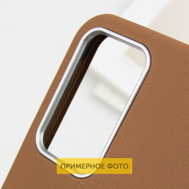 Шкіряний чохол Leather Case Metal Buttons для Xiaomi Redmi 9C Brown — фото 6