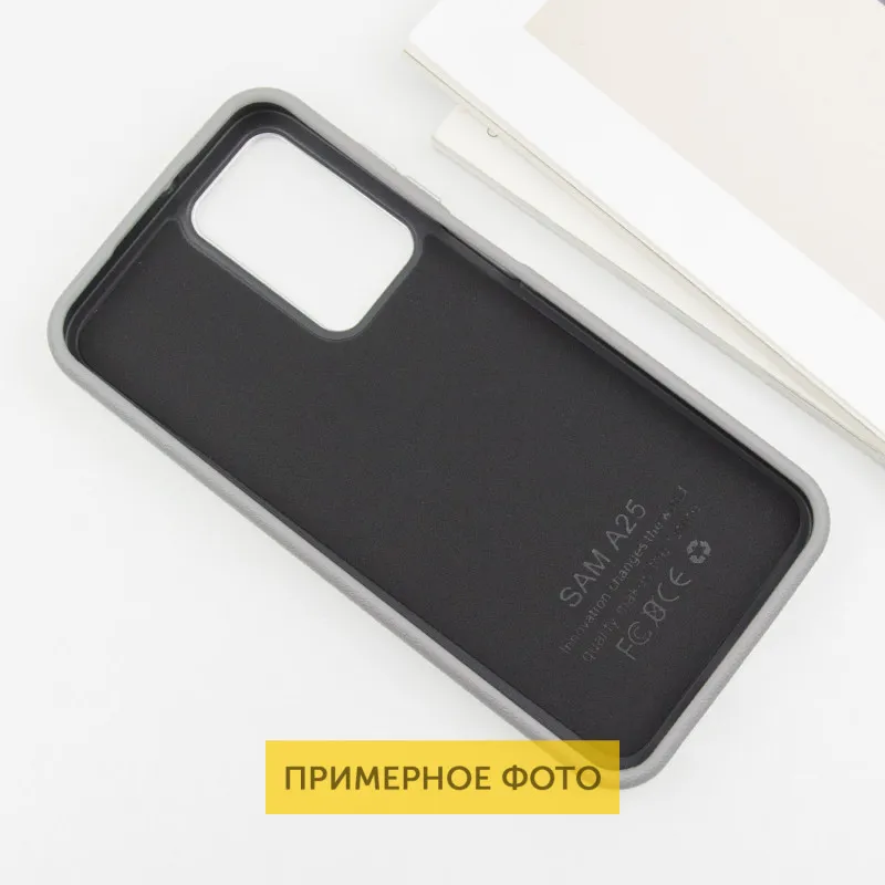 Шкіряний чохол Leather Case Metal Buttons для Xiaomi Redmi 9C Titanium Gray — фото 4
