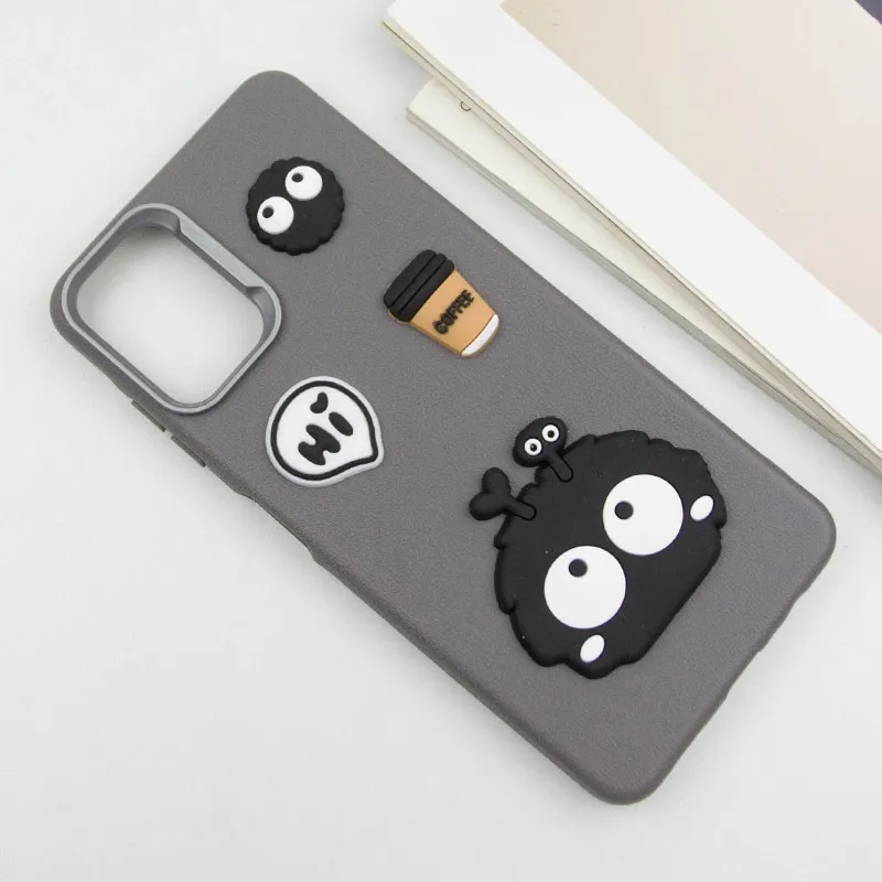 Чохол TPU Leather Toys для Samsung Galaxy A06 Monster / Grey — фото 3