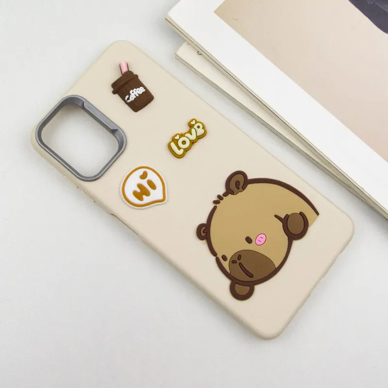 Чохол TPU Leather Toys для Samsung Galaxy A06 Capybara / Sand — фото 3