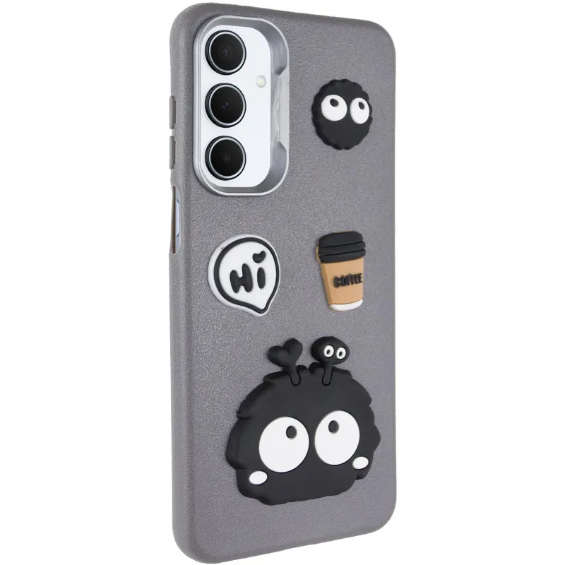 Чохол TPU Leather Toys для Samsung Galaxy A26 5G Monster / Grey