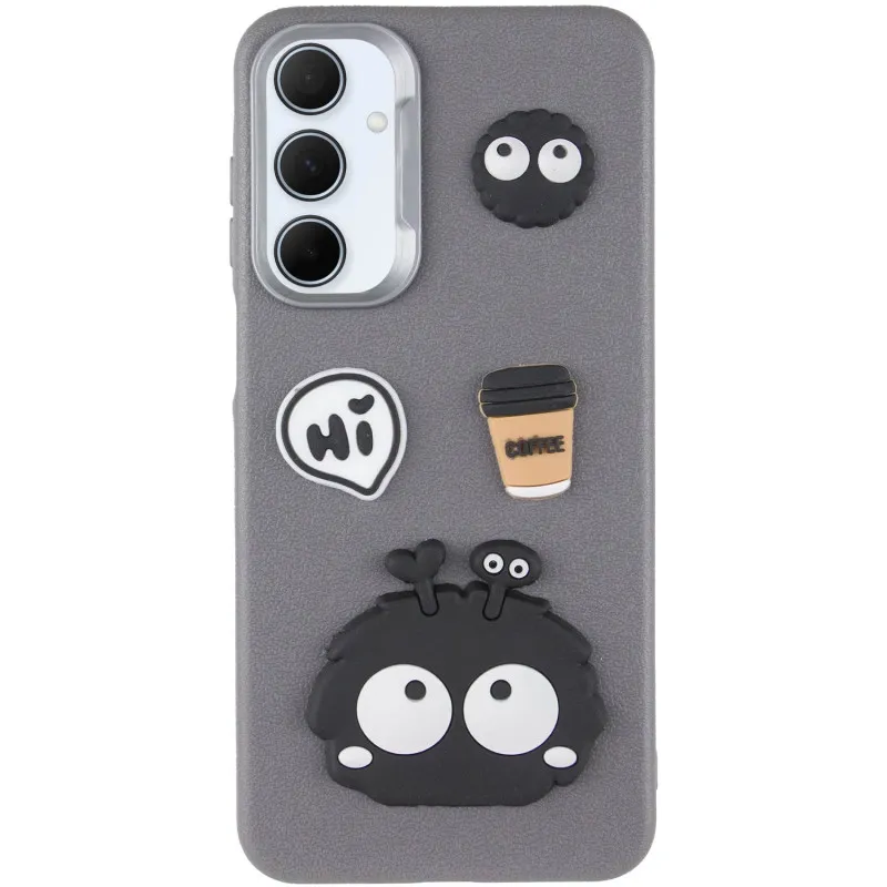 Чохол TPU Leather Toys для Samsung Galaxy A26 5G Monster / Grey — фото 2