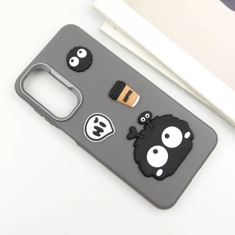 Чохол TPU Leather Toys для Samsung Galaxy A26 5G Monster / Grey — фото 3