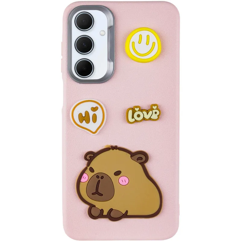 Чохол TPU Leather Toys для Samsung Galaxy A26 5G Capybara / Pink — фото 4