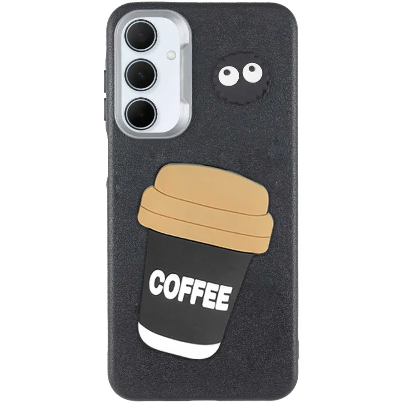 Чохол TPU Leather Toys для Samsung Galaxy A26 5G Coffee / Black