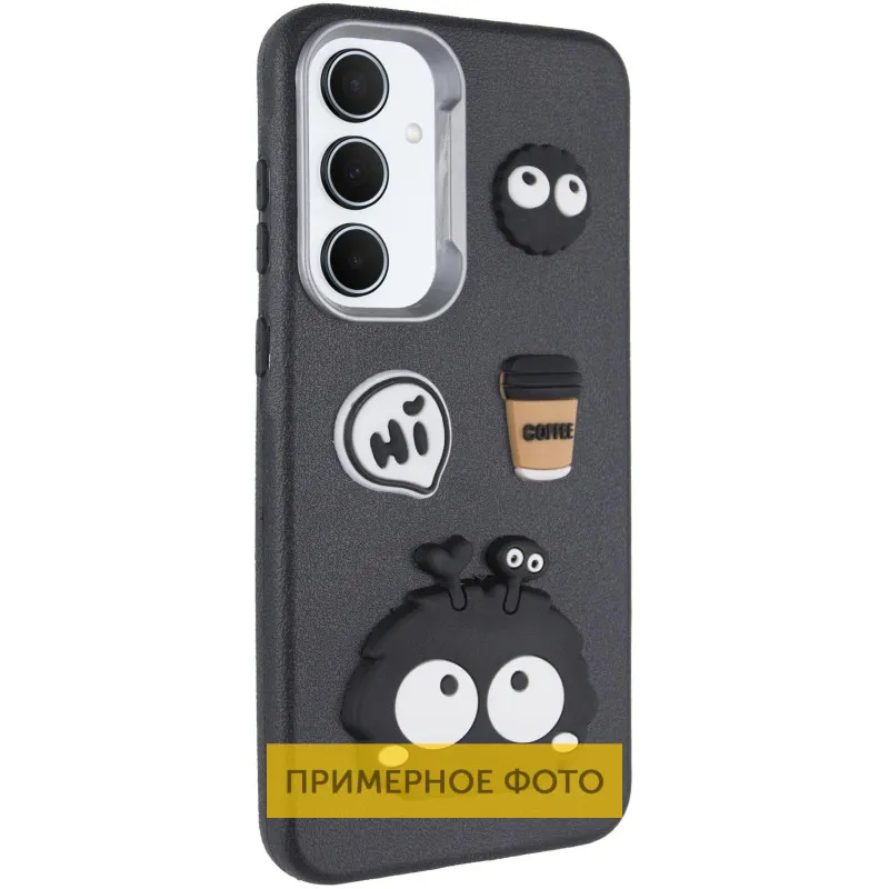 Чохол TPU Leather Toys для Xiaomi Redmi 14C / Redmi A4 / Poco C75 Monster / Black
