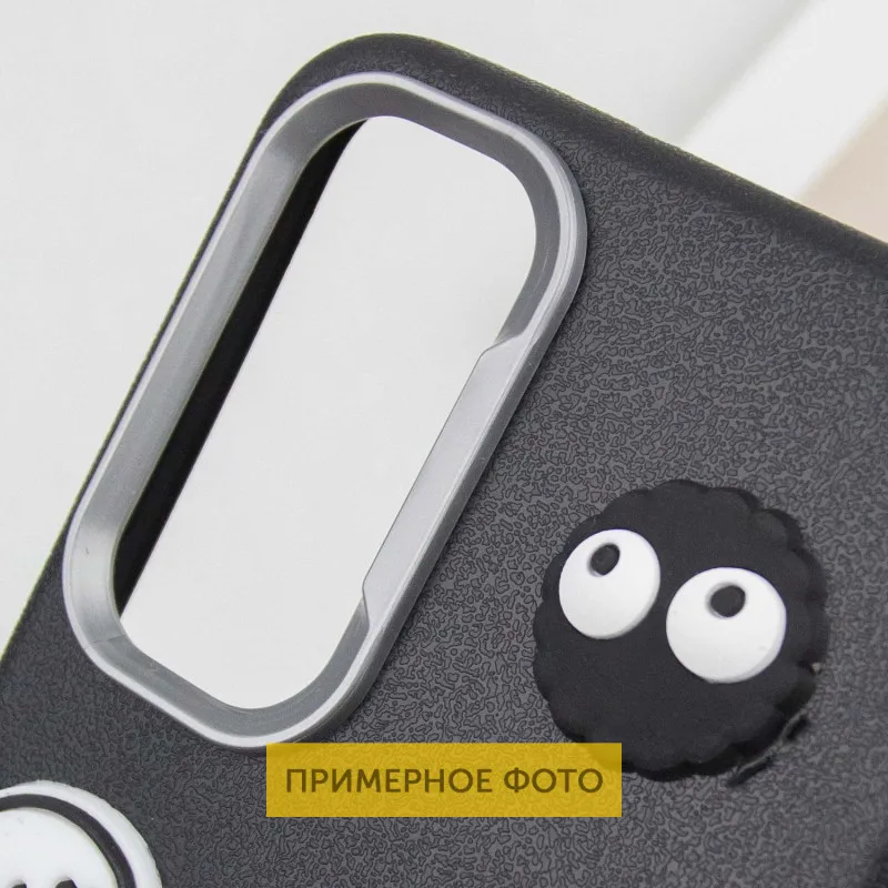 Чохол TPU Leather Toys для Xiaomi Redmi 14C / Redmi A4 / Poco C75 Coffee / Black — фото 5
