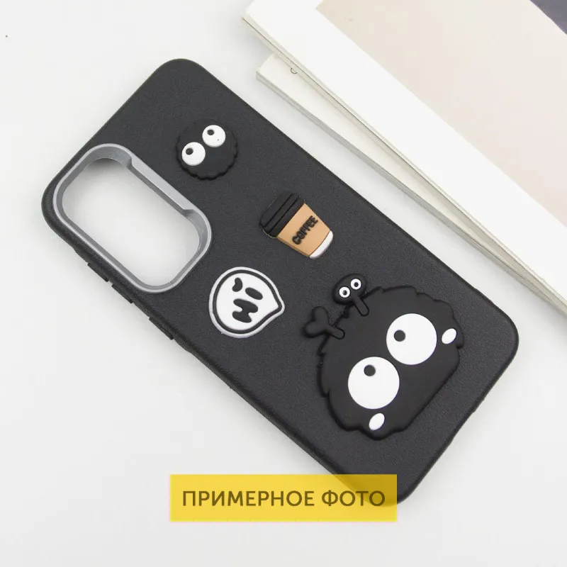 Чохол TPU Leather Toys для Xiaomi Redmi A3 Monster / Black — фото 2