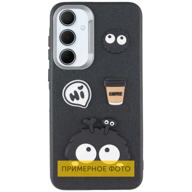 Чохол TPU Leather Toys для Xiaomi Redmi A3 Monster / Black — фото 3