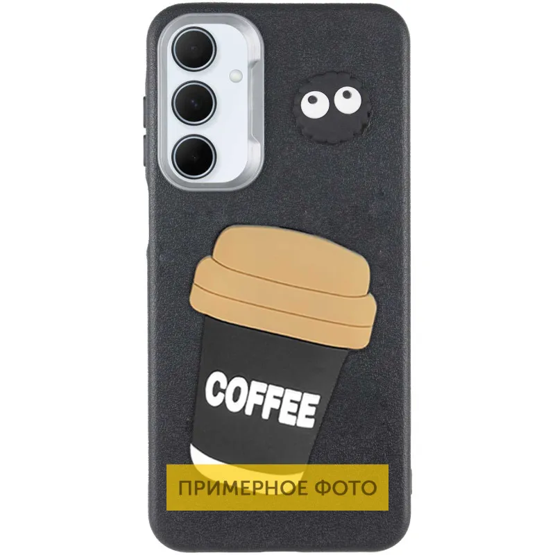 Чохол TPU Leather Toys для Xiaomi Redmi A3 Coffee / Black