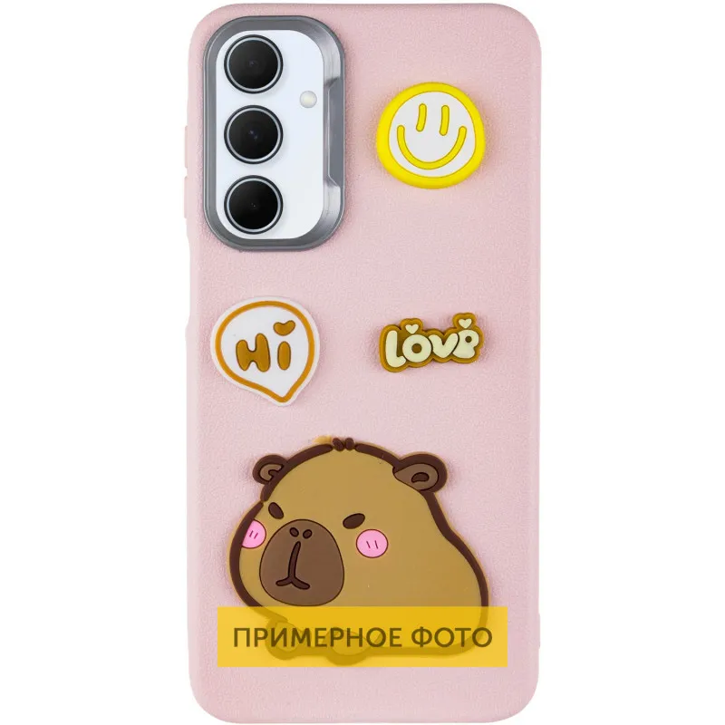 Чохол TPU Leather Toys для Xiaomi Poco X6 / Note 13 Pro 5G Capybara / Pink — фото 2