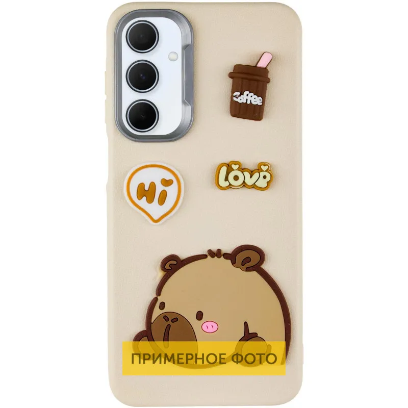 Чохол TPU Leather Toys для Xiaomi Poco X6 / Note 13 Pro 5G Capybara / Sand — фото 2