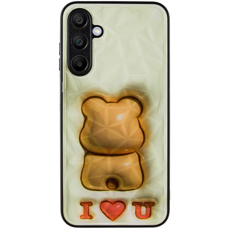 TPU+PC чохол Prisma Fluffie для Samsung Galaxy A15 4G/5G Bear — фото 3
