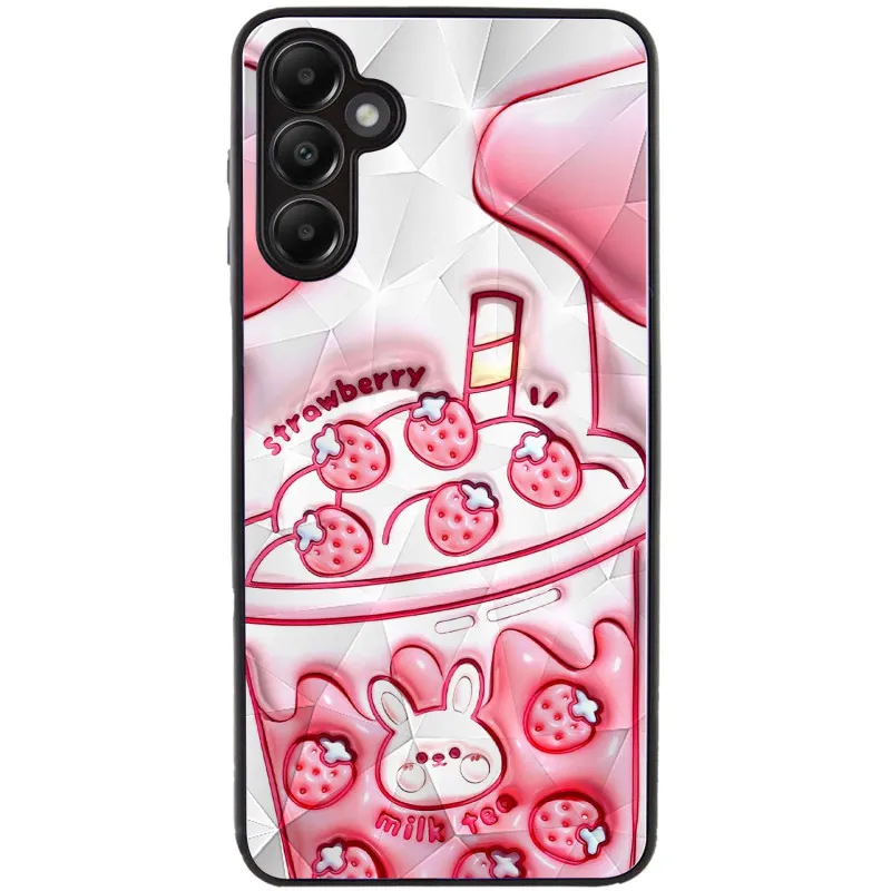 TPU+PC чохол Prisma Fluffie для Samsung Galaxy A25 5G Strawberry — фото 3