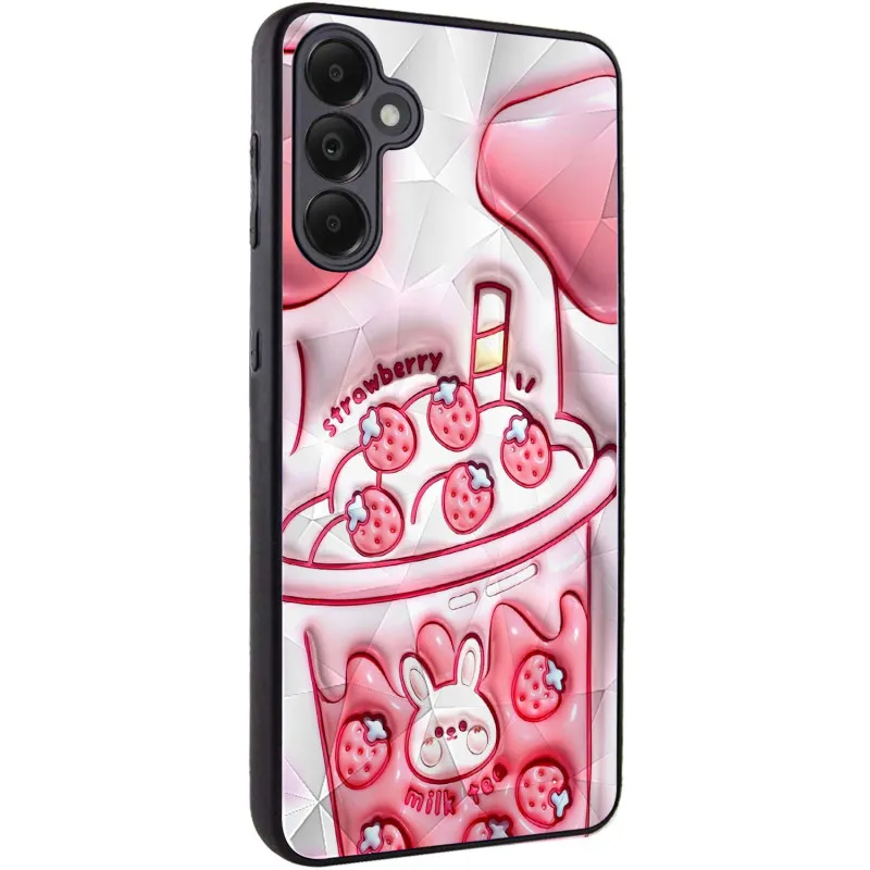 TPU+PC чохол Prisma Fluffie для Samsung Galaxy A56 5G Strawberry