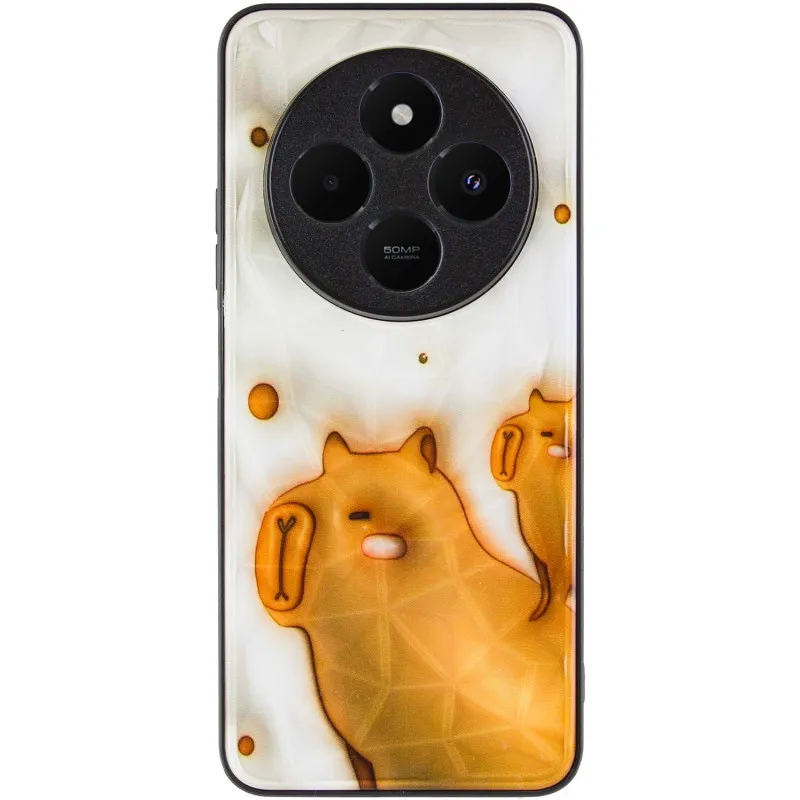 TPU+PC чохол Prisma Fluffie для Xiaomi Redmi 14C / Poco C75 Capybara — фото 3