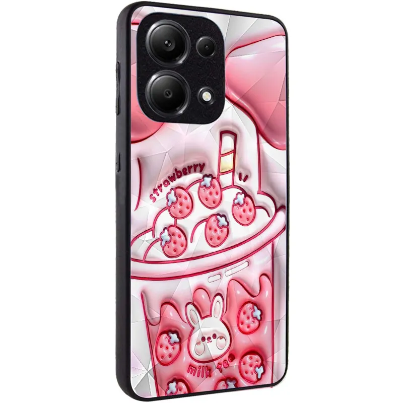 TPU+PC чохол Prisma Fluffie для Xiaomi Poco X6 / Note 13 Pro 5G Strawberry