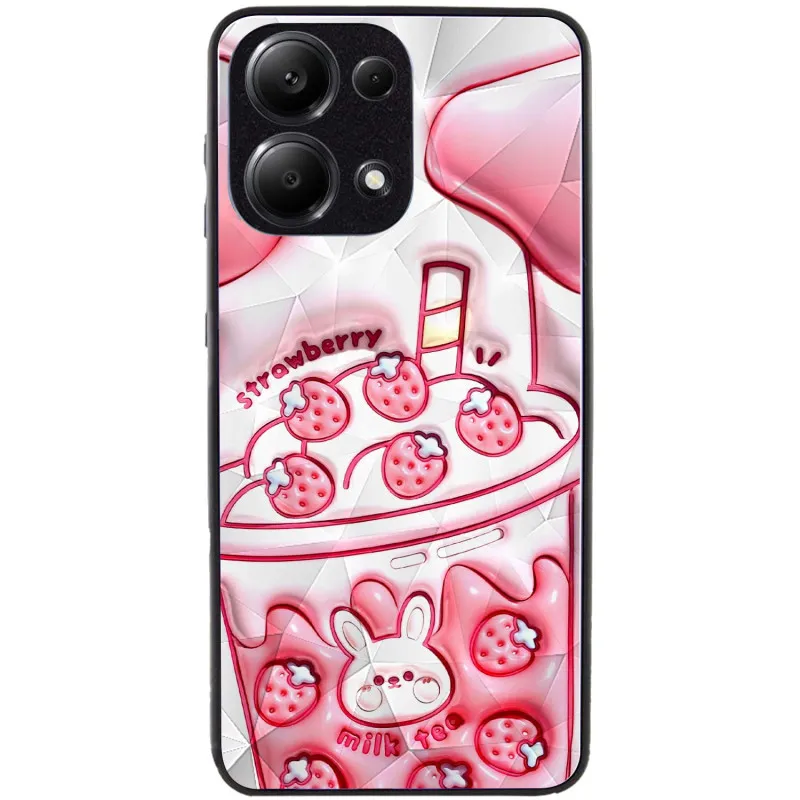 TPU+PC чохол Prisma Fluffie для Xiaomi Poco X6 / Note 13 Pro 5G Strawberry — фото 3
