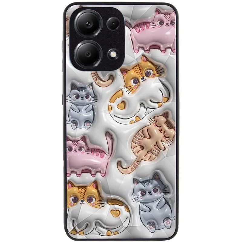 TPU+PC чохол Prisma Fluffie для Xiaomi Poco X6 / Note 13 Pro 5G Kittens — фото 3