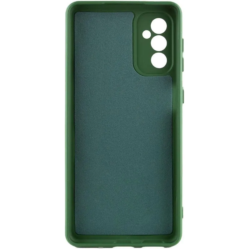 Чохол TPU GETMAN Liquid Silk Full Camera для Samsung Galaxy A56 5G Зелений / Dark green — фото 3