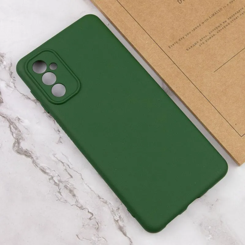 Чохол TPU GETMAN Liquid Silk Full Camera для Samsung Galaxy A56 5G Зелений / Dark green — фото 5