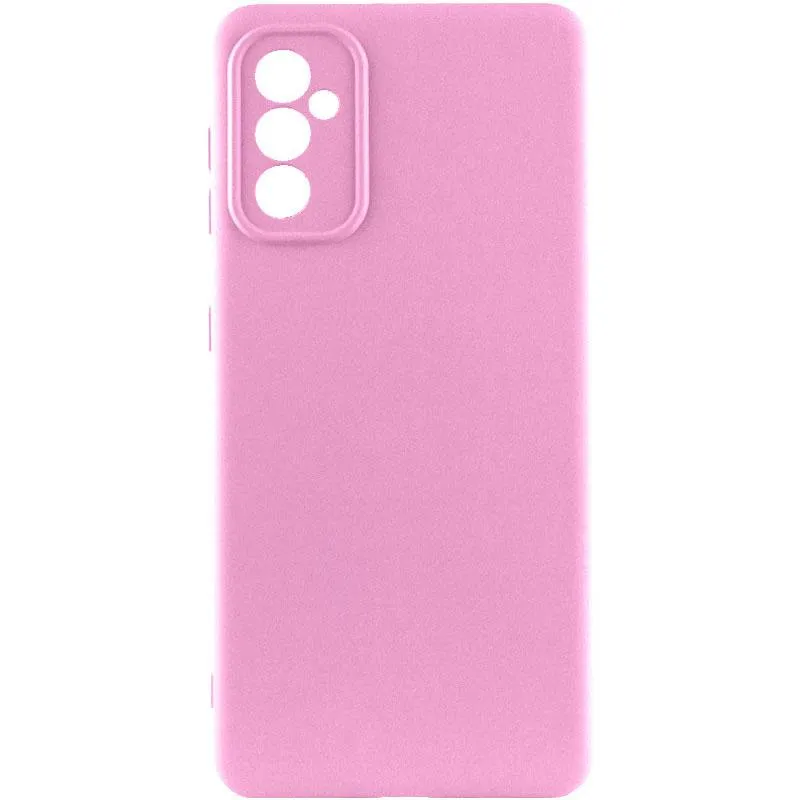 Чохол TPU GETMAN Liquid Silk Full Camera для Samsung Galaxy A56 5G Рожевий / Pink