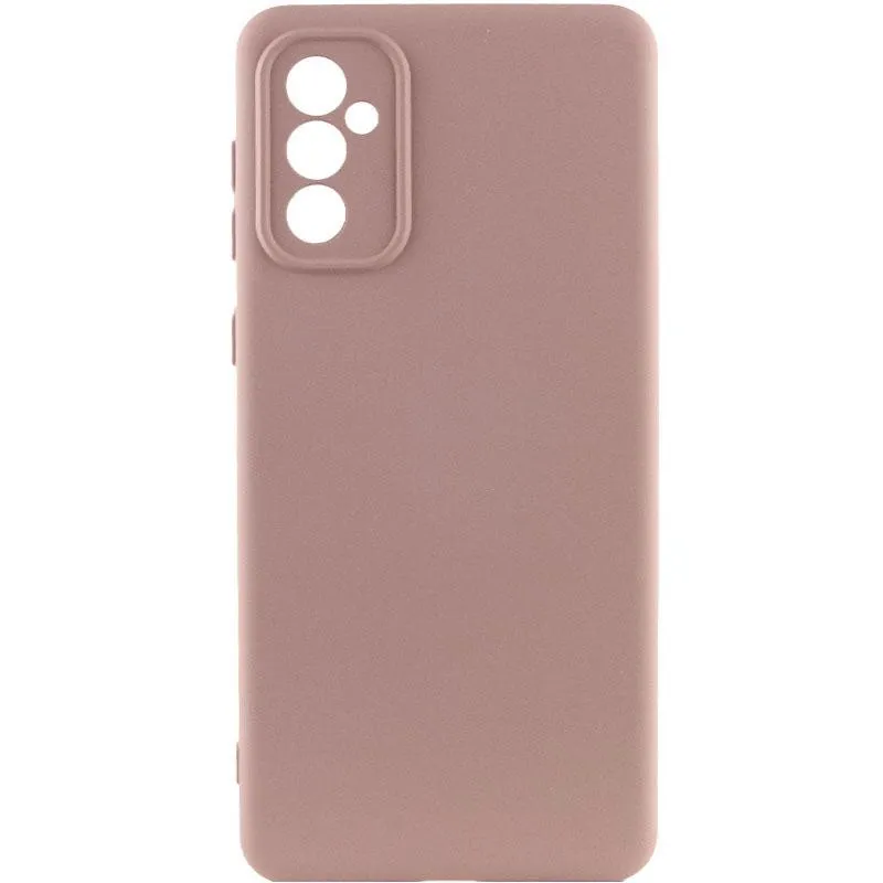 Чохол TPU GETMAN Liquid Silk Full Camera для Samsung Galaxy A56 5G Рожевий / Pink Sand